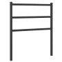 Cabecero de metal negro 80 cm de , Cabeceros y pies de cama - Ref: Foro24-355392, Precio: 19,43 €, Descuento: %