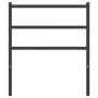 Kopfteil aus schwarzem Metall, 80 cm von , Kopf- und Fußteile - Ref: Foro24-355392, Preis: 19,69 €, Rabatt: %
