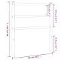 Cabecero de metal negro 80 cm de , Cabeceros y pies de cama - Ref: Foro24-355392, Precio: 19,43 €, Descuento: %