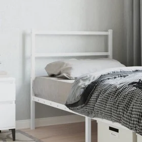 White metal headboard 90 cm by , Headboards and footboards - Ref: Foro24-355442, Price: 20,26 €, Discount: %