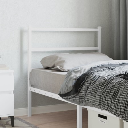 Kopfteil aus weißem Metall, 90 cm von , Kopf- und Fußteile - Ref: Foro24-355442, Preis: 21,76 €, Rabatt: %