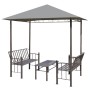Gartenkiosk mit Tisch und Bänken anthrazitgrau 2,5x1,5x2,4 cm von vidaXL, Zelte und Pavillons - Ref: Foro24-44755, Preis: 313...
