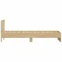 Bed frame headboard LED lights Sonoma oak 90x200 cm by , Beds and slatted bases - Ref: Foro24-838808, Price: 113,16 €, Discou...