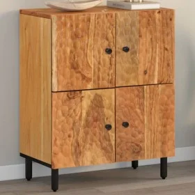 Solid acacia wood auxiliary cabinet 60x33x75 cm by , Sideboards - Ref: Foro24-356881, Price: 140,95 €, Discount: %