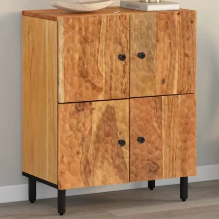 Beistellschrank aus massivem Akazienholz, 60 x 33 x 75 cm von , Sideboards - Ref: Foro24-356881, Preis: 140,95 €, Rabatt: %