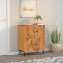 Solid acacia wood auxiliary cabinet 60x33x75 cm by , Sideboards - Ref: Foro24-356881, Price: 140,95 €, Discount: %