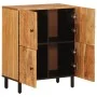 Solid acacia wood auxiliary cabinet 60x33x75 cm by , Sideboards - Ref: Foro24-356881, Price: 140,95 €, Discount: %