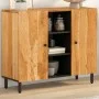 Beistellschrank aus massivem Akazienholz, 90 x 33 x 75 cm von , Sideboards - Ref: Foro24-356883, Preis: 106,14 €, Rabatt: %