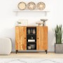 Armario auxiliar madera maciza de acacia 90x33x75 cm de , Aparadores - Ref: Foro24-356883, Precio: 137,88 €, Descuento: %