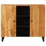 Beistellschrank aus massivem Akazienholz, 90 x 33 x 75 cm von , Sideboards - Ref: Foro24-356883, Preis: 106,14 €, Rabatt: %