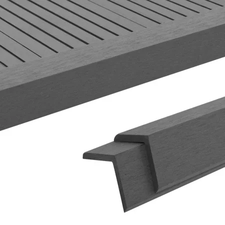 Angle moldings 5 pcs WPC gray 170 cm by vidaXL, Floors and carpets - Ref: Foro24-45019, Price: 53,05 €, Discount: %
