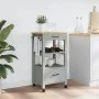 Carrito de cocina MONZA madera maciza de pino 48x40x90 cm de , Carros de cocina y comedor - Ref: Foro24-376083, Precio: 105,5...