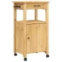 Carrito de cocina MONZA madera maciza de pino 48x40x90 cm de , Carros de cocina y comedor - Ref: Foro24-376088, Precio: 106,3...