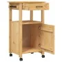 Carrito de cocina MONZA madera maciza de pino 48x40x90 cm de , Carros de cocina y comedor - Ref: Foro24-376088, Precio: 106,3...