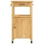 Carrito de cocina MONZA madera maciza de pino 48x40x90 cm de , Carros de cocina y comedor - Ref: Foro24-376088, Precio: 106,3...