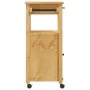 Carrito de cocina MONZA madera maciza de pino 48x40x90 cm de , Carros de cocina y comedor - Ref: Foro24-376088, Precio: 106,3...