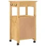 Carrito de cocina MONZA madera maciza de pino 48x40x90 cm de , Carros de cocina y comedor - Ref: Foro24-376088, Precio: 106,3...