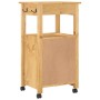MONZA Küchenwagen aus massivem Kiefernholz 48x40x90 cm von , Küchen- und Speisewagen - Ref: Foro24-376088, Preis: 108,04 €, R...