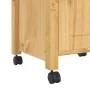 Carrito de cocina MONZA madera maciza de pino 48x40x90 cm de , Carros de cocina y comedor - Ref: Foro24-376088, Precio: 106,3...