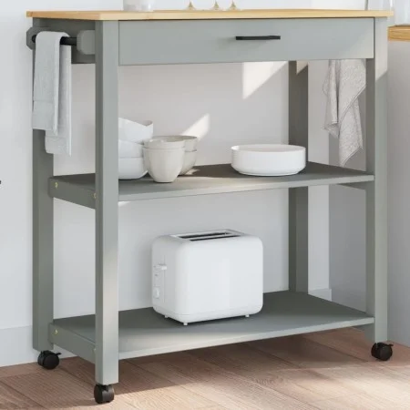 Carrito de cocina MONZA madera maciza de pino 84x40x90 cm de , Carros de cocina y comedor - Ref: Foro24-376104, Precio: 117,4...