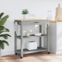 Carrito de cocina MONZA madera maciza de pino 84x40x90 cm de , Carros de cocina y comedor - Ref: Foro24-376104, Precio: 119,5...