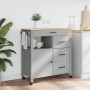 Carrito de cocina MONZA madera maciza de pino 84x40x90 cm de , Carros de cocina y comedor - Ref: Foro24-376110, Precio: 192,1...
