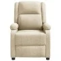 Sillón de masaje de tela color crema de , Sillones de masaje eléctricos - Ref: Foro24-348446, Precio: 227,14 €, Descuento: %