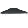 Toldo de cenador 2 niveles 310 g/m² 4x3 m gris antracita by vidaXL, Covers for tents and gazebos - Ref: Foro24-44758, Price: ...