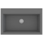 Fregadero de cocina Gris 79 x 50 x 31 cm granito
