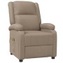 Sillón de masaje de cuero sintético color capuchino de , Sillones de masaje eléctricos - Ref: Foro24-348467, Precio: 228,01 €