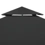 Toldo de cenador 2 niveles 310 g/m² 4x3 m gris antracita by vidaXL, Covers for tents and gazebos - Ref: Foro24-44758, Price: ...