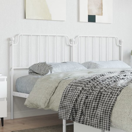 Kopfteil aus weißem Metall, 180 cm von , Kopf- und Fußteile - Ref: Foro24-373972, Preis: 30,00 €, Rabatt: %