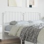 Cabecero de metal blanco 180 cm de , Cabeceros y pies de cama - Ref: Foro24-373972, Precio: 30,10 €, Descuento: %