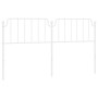 Cabecero de metal blanco 180 cm de , Cabeceros y pies de cama - Ref: Foro24-373972, Precio: 30,10 €, Descuento: %