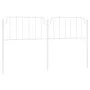 Cabecero de metal blanco 180 cm de , Cabeceros y pies de cama - Ref: Foro24-373972, Precio: 29,58 €, Descuento: %