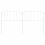 Cabecero de metal blanco 180 cm de , Cabeceros y pies de cama - Ref: Foro24-373972, Precio: 30,10 €, Descuento: %
