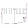 Kopfteil aus weißem Metall, 180 cm von , Kopf- und Fußteile - Ref: Foro24-373972, Preis: 29,62 €, Rabatt: %