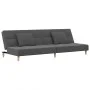 2-Sitzer-Schlafsofa mit zwei Kissen aus hellgrauem Stoff von , Sofas - Ref: Foro24-375792, Preis: 251,17 €, Rabatt: %
