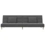 2-seater sofa bed with two pillows in light gray fabric by , Sofas - Ref: Foro24-375792, Price: 252,43 €, Discount: %