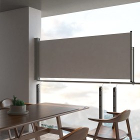 Retractable side awning for patio 100x300 cm gray by vidaXL, Umbrellas - Ref: Foro24-45186, Price: 82,13 €, Discount: %