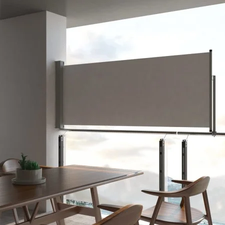 Einziehbare Seitenmarkise für Terrasse 100x300 cm grau von vidaXL, Sonnenschirme - Ref: Foro24-45186, Preis: 80,13 €, Rabatt: %