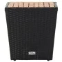 Garden table and chairs 5 pieces synthetic rattan black acacia wood by , Garden sets - Ref: Foro24-3058376, Price: 241,37 €, ...