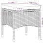 Garden dining set 5 pieces synthetic rattan gray tempered glass by , Garden sets - Ref: Foro24-3058329, Price: 261,76 €, Disc...