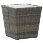 Gartentischstühle 5 Stück synthetisches Rattan, graues gehärtetes Glas von , Gartensets - Ref: Foro24-3058369, Preis: 191,28 ...