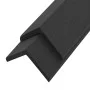 5 units of black WPC angular moldings 170 cm by vidaXL, Floors and carpets - Ref: Foro24-45020, Price: 53,05 €, Discount: %