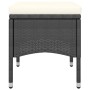 Gartentischstühle 5 Stück synthetisches Rattan schwarz gehärtetes Glas von , Gartensets - Ref: Foro24-3058388, Preis: 246,72 ...