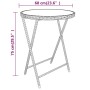Gartentischstühle 5 Stück synthetisches Rattan schwarz gehärtetes Glas von , Gartensets - Ref: Foro24-3058388, Preis: 246,72 ...