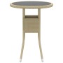 Juego de muebles de jardín de 5 piezas ratán sintético beige de , Conjuntos de jardín - Ref: Foro24-3058470, Precio: 251,01 €