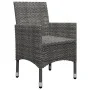 Juego de comedor de jardín de 5 piezas gris de , Conjuntos de jardín - Ref: Foro24-3068692, Precio: 244,30 €, Descuento: %