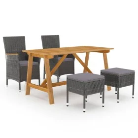 Graues 5-teiliges Garten-Ess-Set von , Gartensets - Ref: Foro24-3068748, Preis: 357,11 €, Rabatt: %